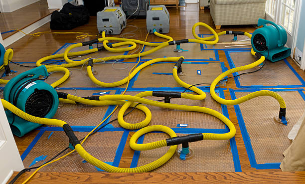 Professional Flood Damage Restoration technician working in Hialeah, FL